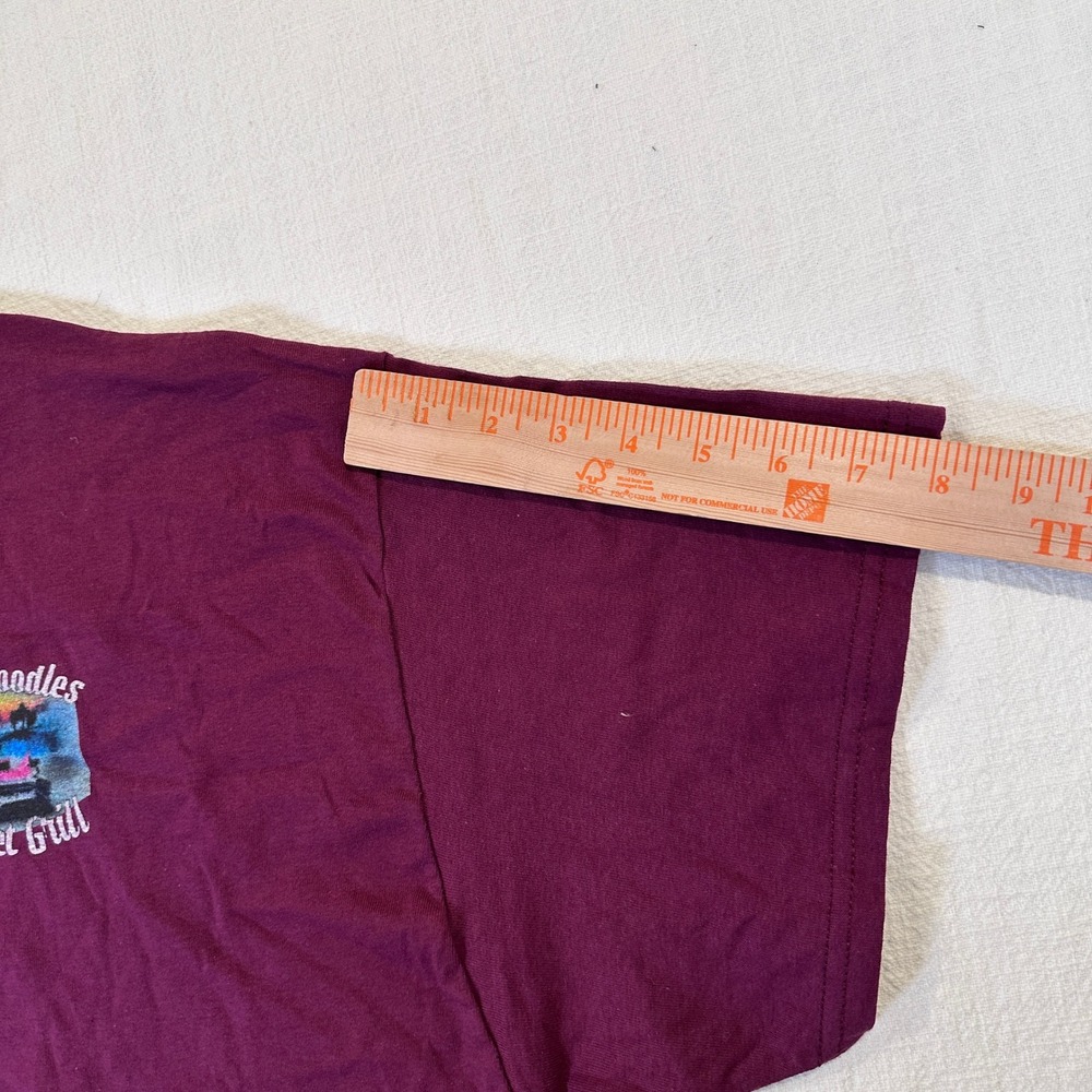 Jimmy Doodles Sunset Grill Heavy Cotton T-Shirt Maroon Mens 2XL Funny - Picture 11 of 16
